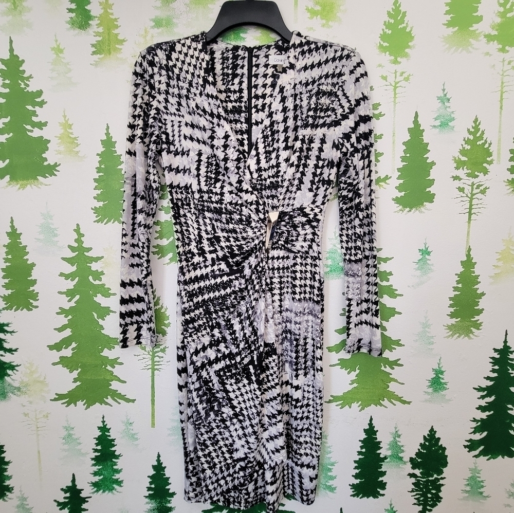 Calvin Klein Faux Wrap Dress.